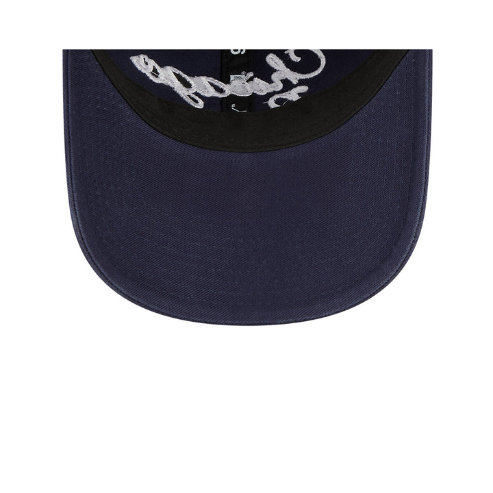 Chicago Bears Navy Throwback New Era 9TWENTY Women's Adjustable Hat