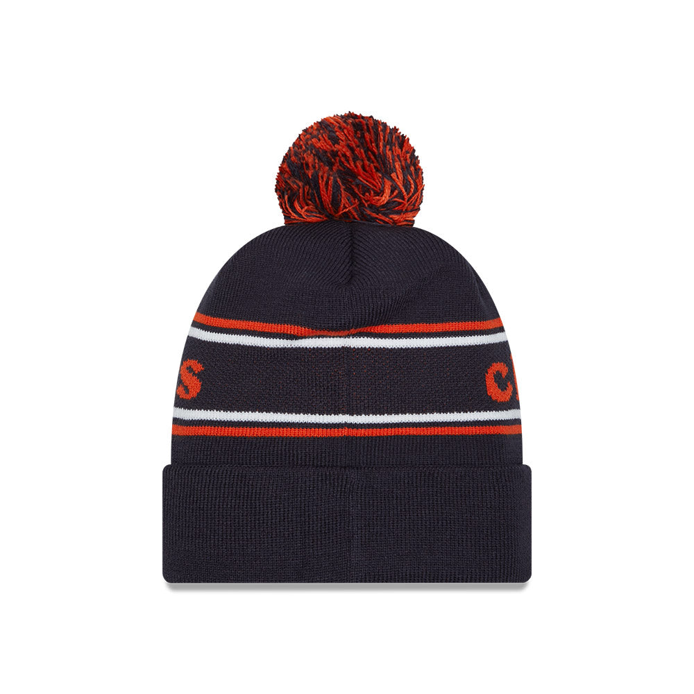 Chicago bears knit top cap