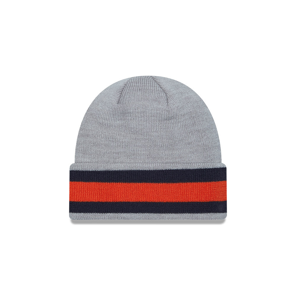 Chicago Bears Grey/Orange C Logo Knit Hat