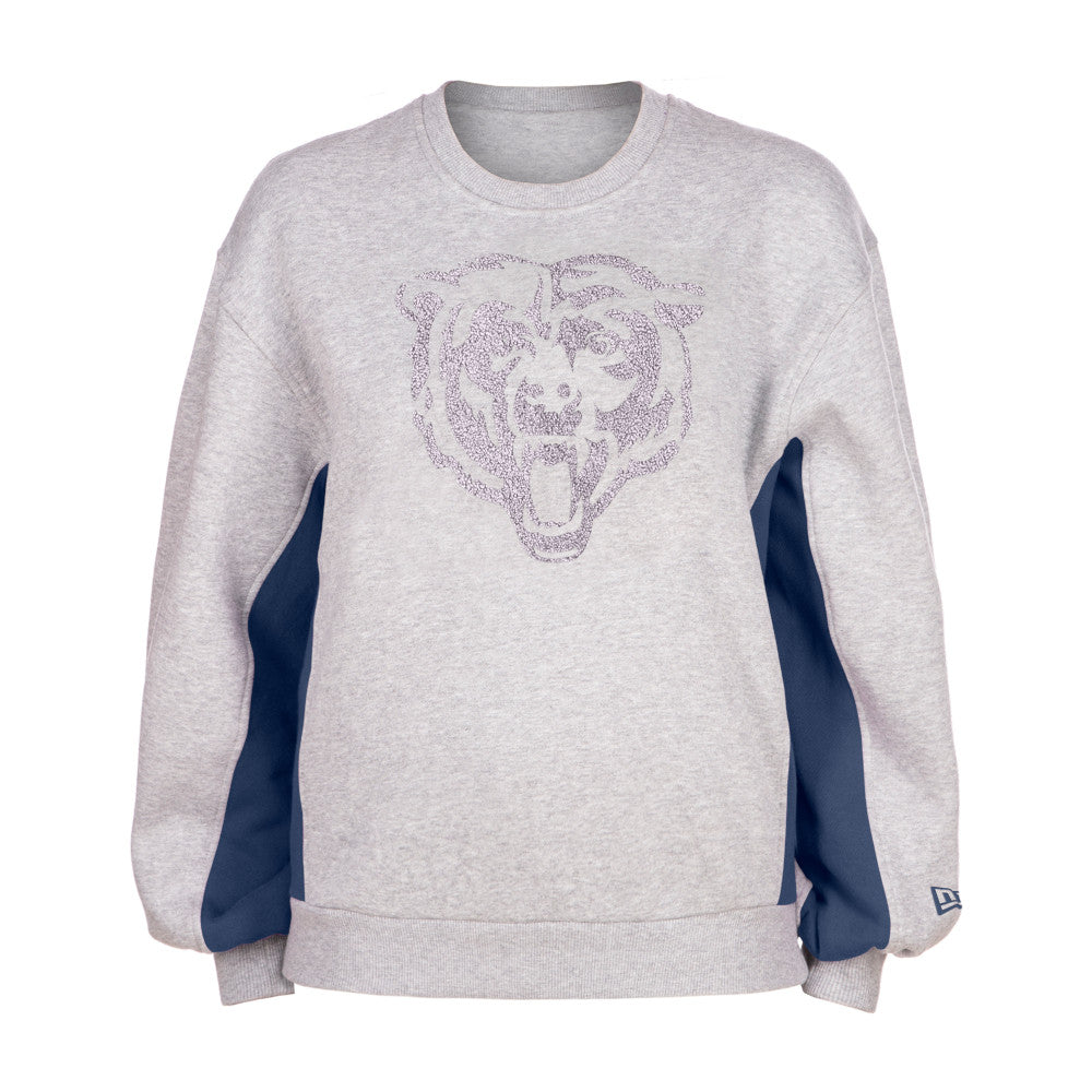 Chicago Bears Women's Grey Crew Sweatshirt