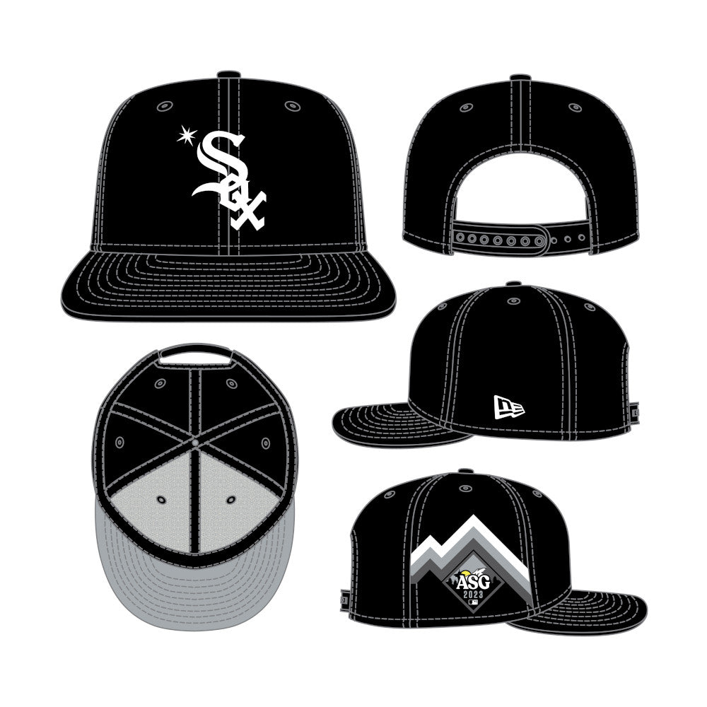47 Black Chicago White Sox 2021 City Connect Captain Snapback Hat