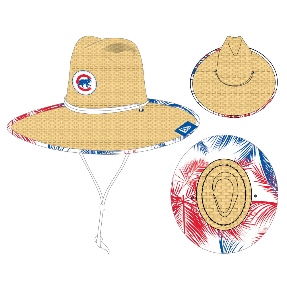 Chicago Cubs Spring Training Palm Straw Hat