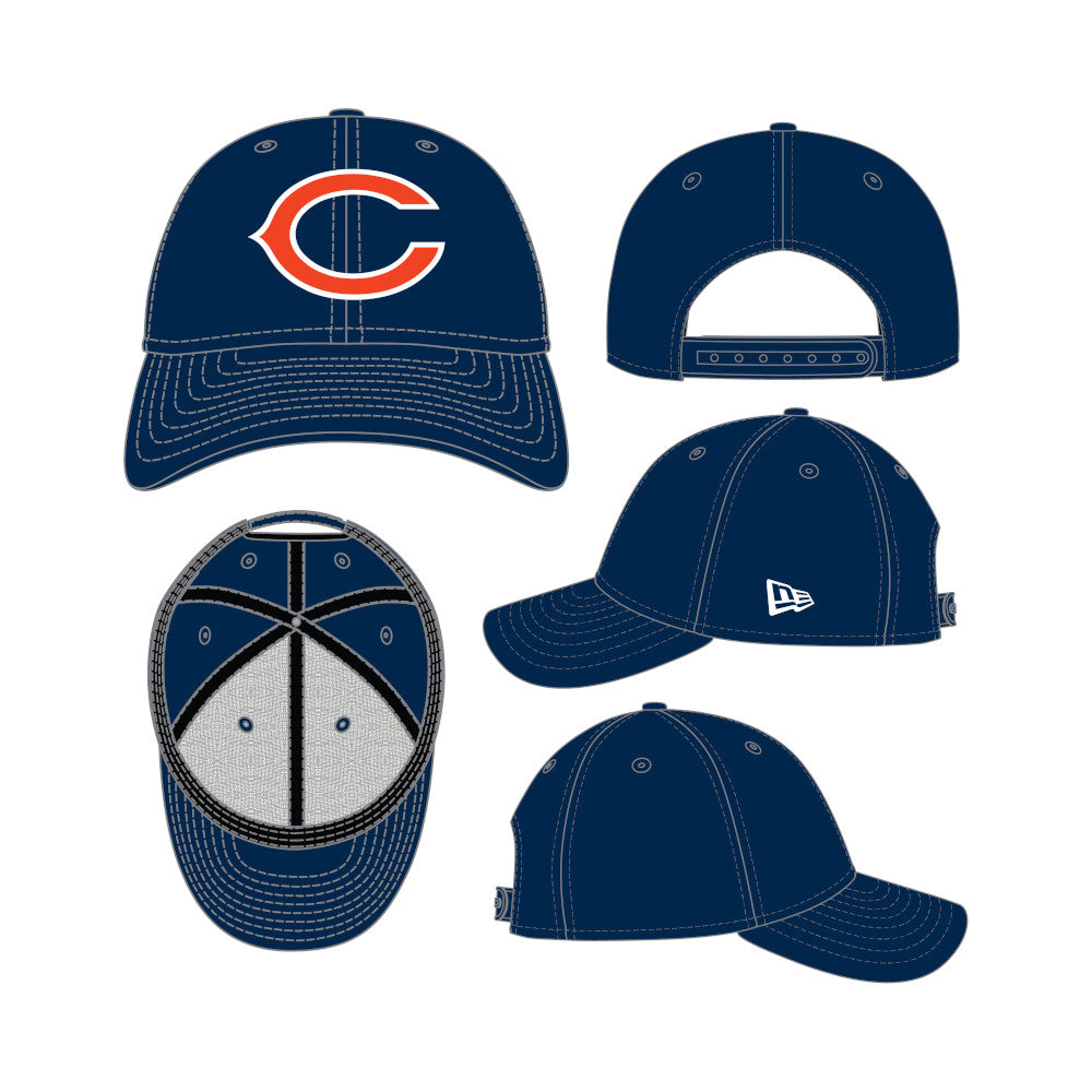 Chicago Bears New Era 9FORTY Adjustable Toddler Hat