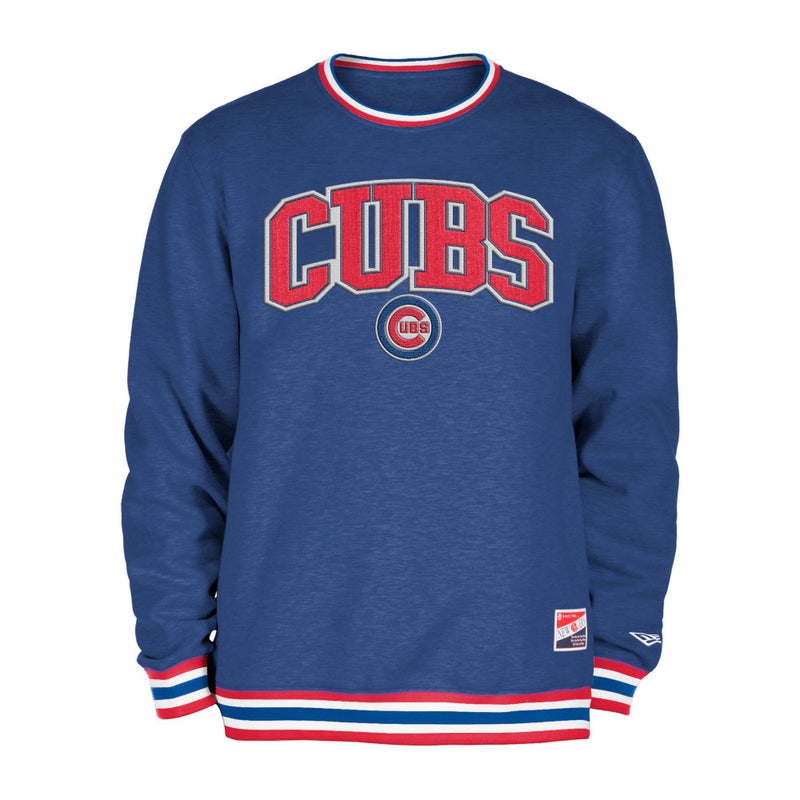 Chicago Cubs New Era Royal Crew Neck Sweatshirt