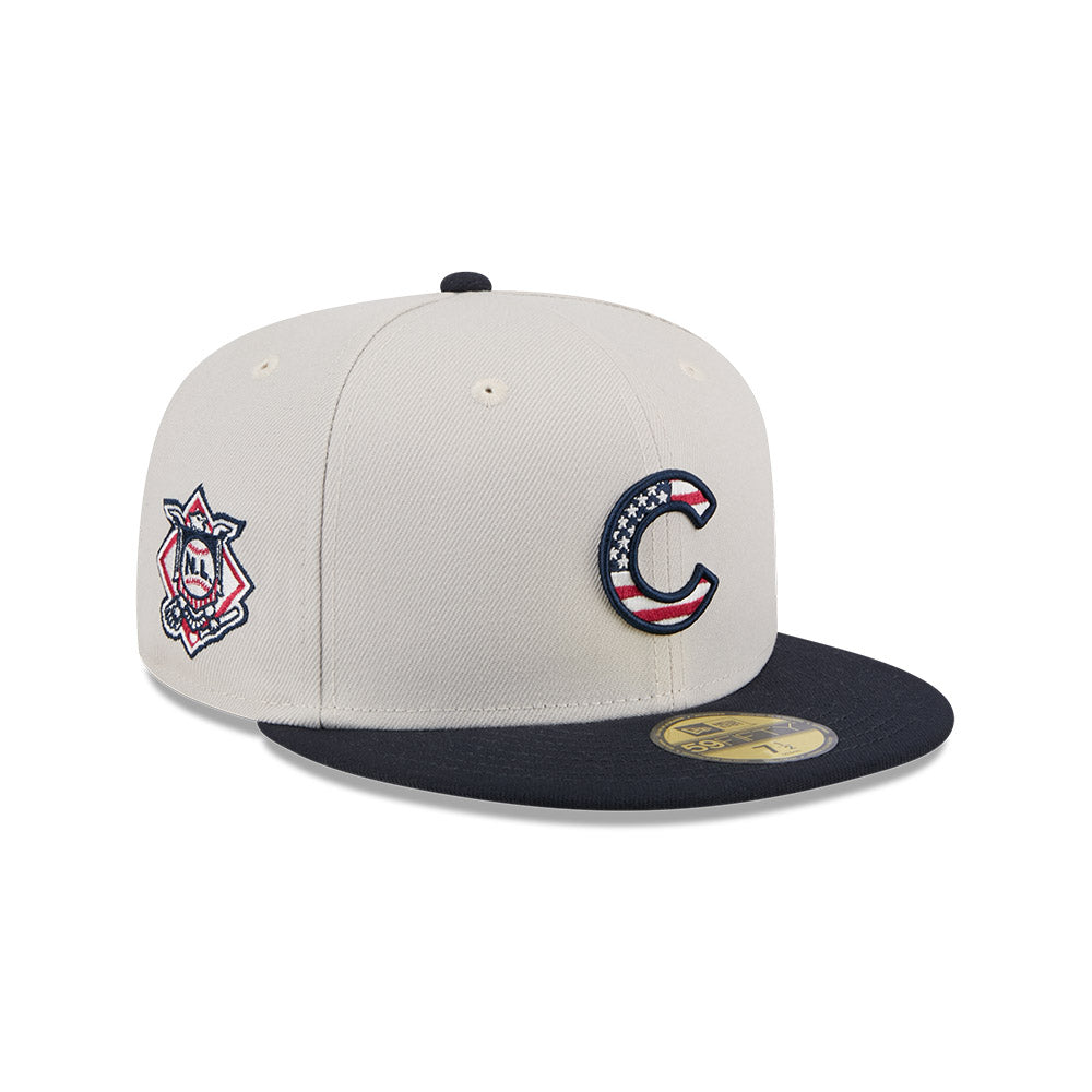 Chicago Cubs 2024 4th Of July New Era 59FIFTY Fitted Hat