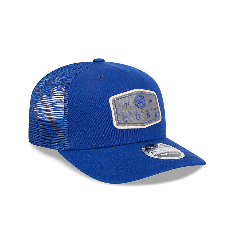 Chicago Cubs New Era 9SEVENTY Labeled Stretch Snapback Hat