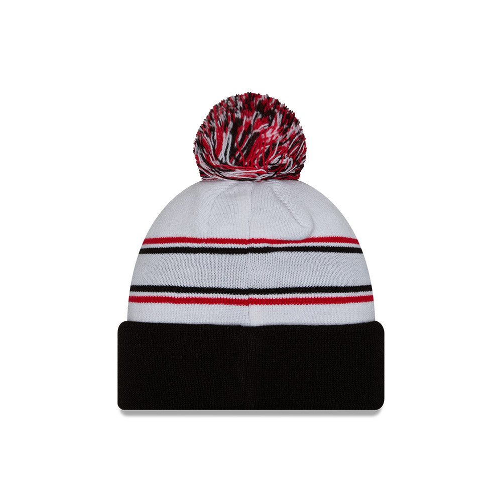 Chicago Bulls Banded 19884 Pom Knit Hat