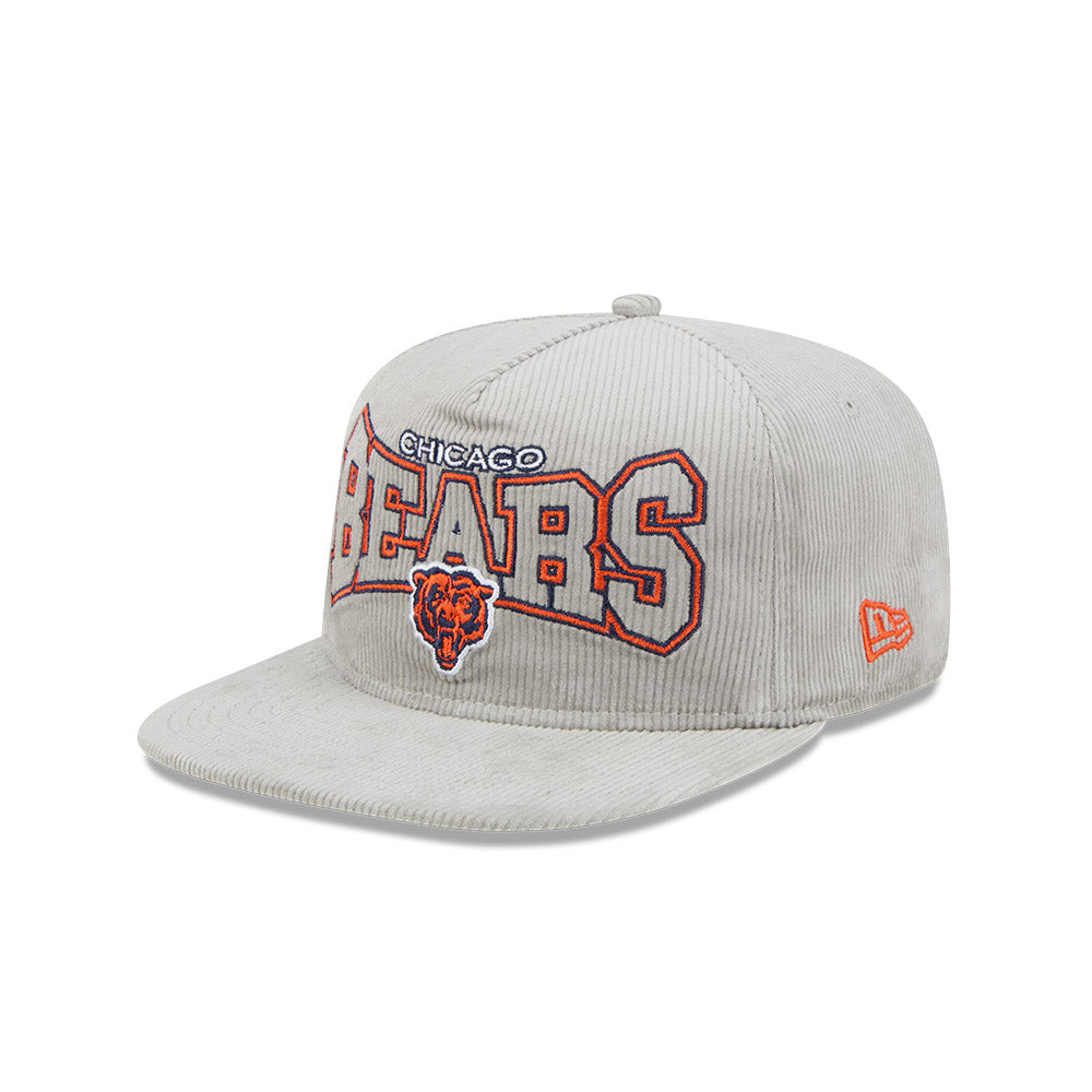 Chicago Bears Golfer Gray Cord A-Frame Snapback Hat