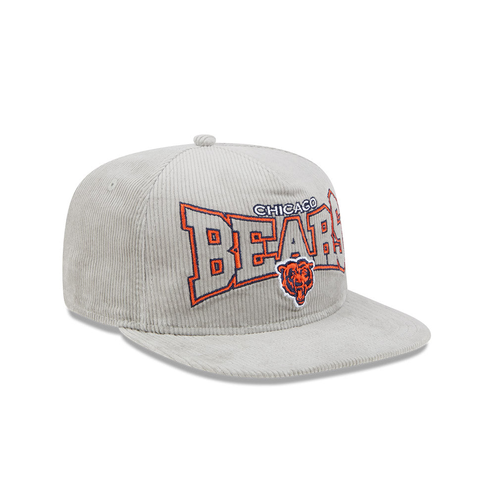 Chicago Bears Golfer Gray Cord A-Frame Snapback Hat