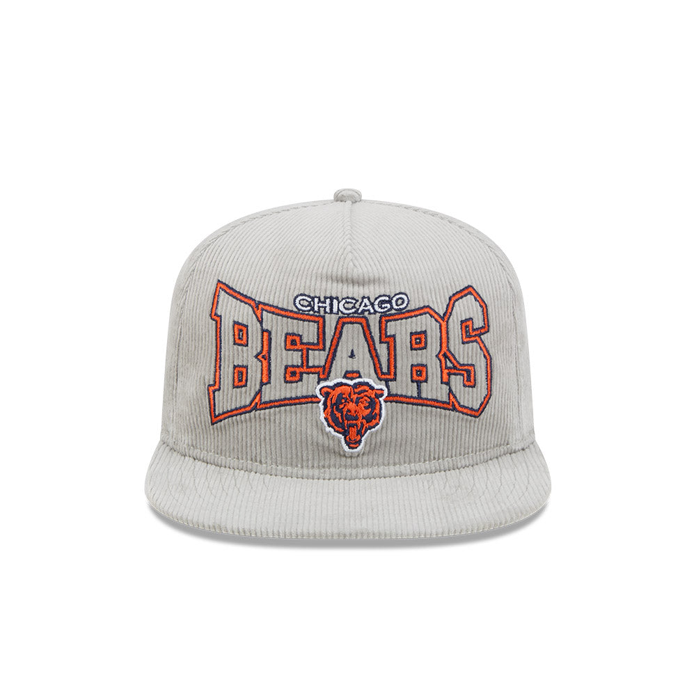 Chicago Bears Golfer Gray Cord A-Frame Snapback Hat