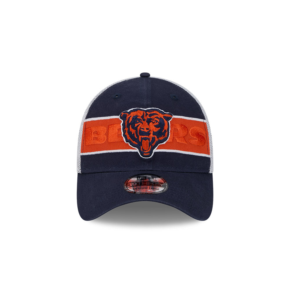 Chicago Bears New Era 39THIRTY Team Banded Flex Fitted Hat