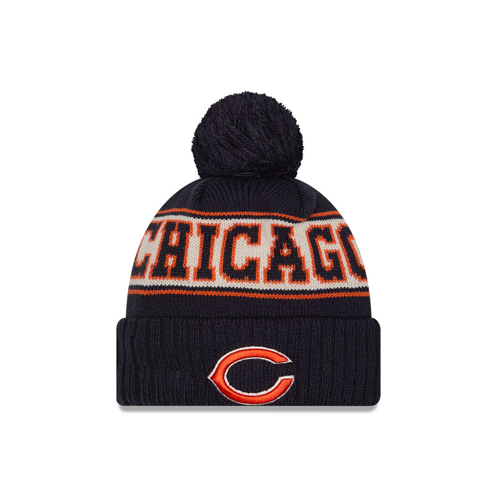 Chicago Bears Retro 19969 C Pom Knit Hat