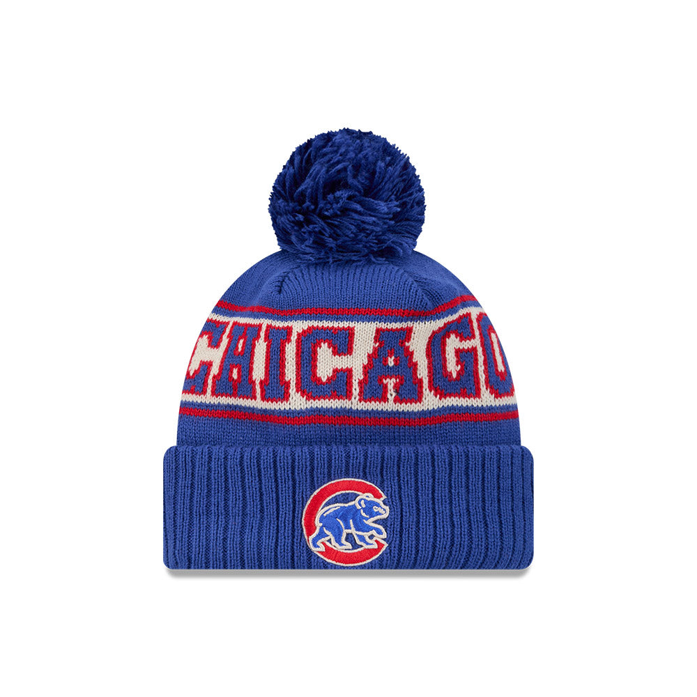 Chicago Cubs Retro 19969 Pom Knit Hat