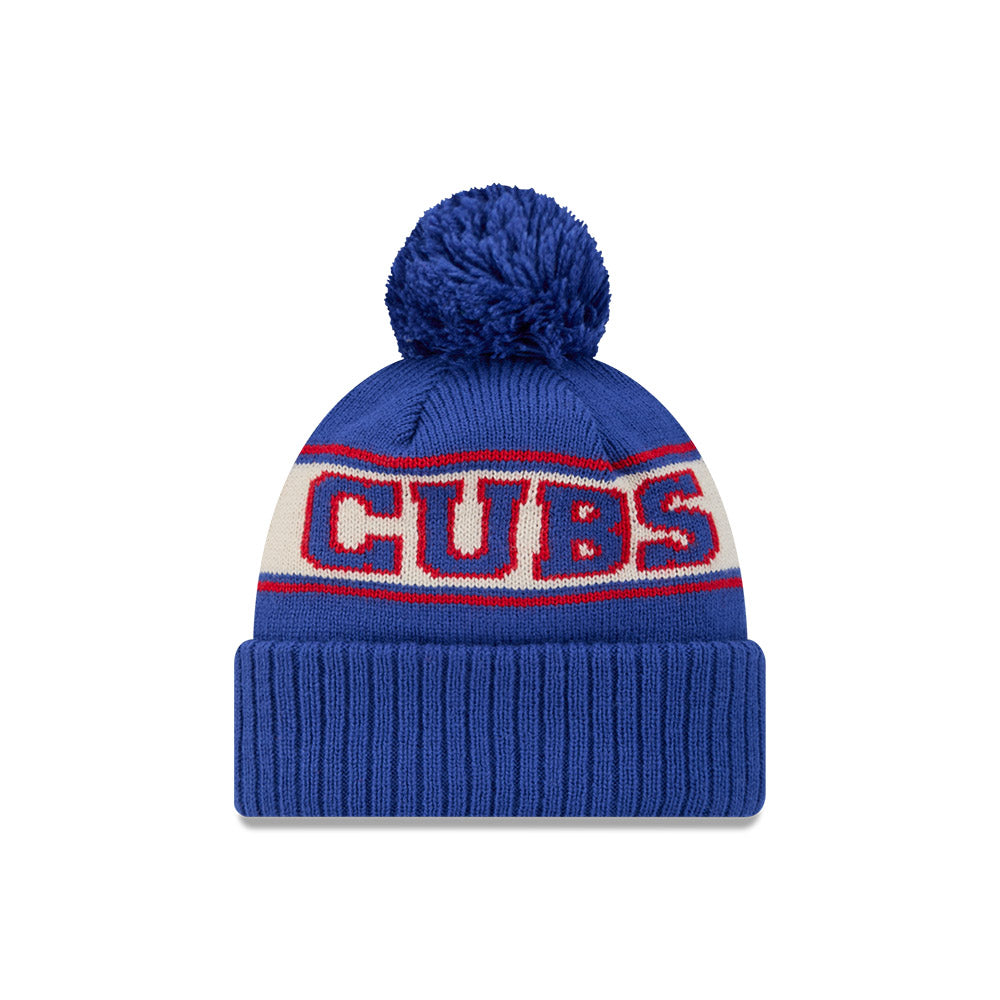 Chicago Cubs Retro 19969 Pom Knit Hat