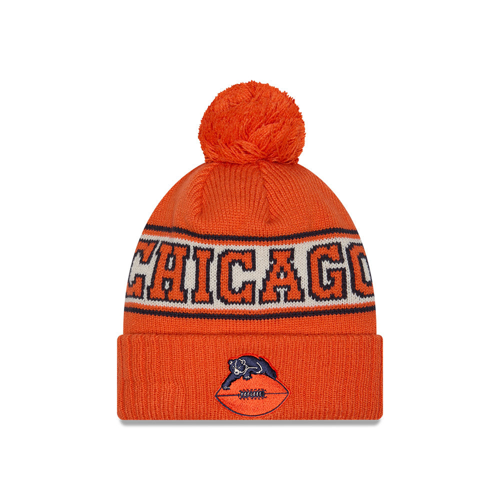 Chicago Bears Retro 19969 Pom Knit Hat