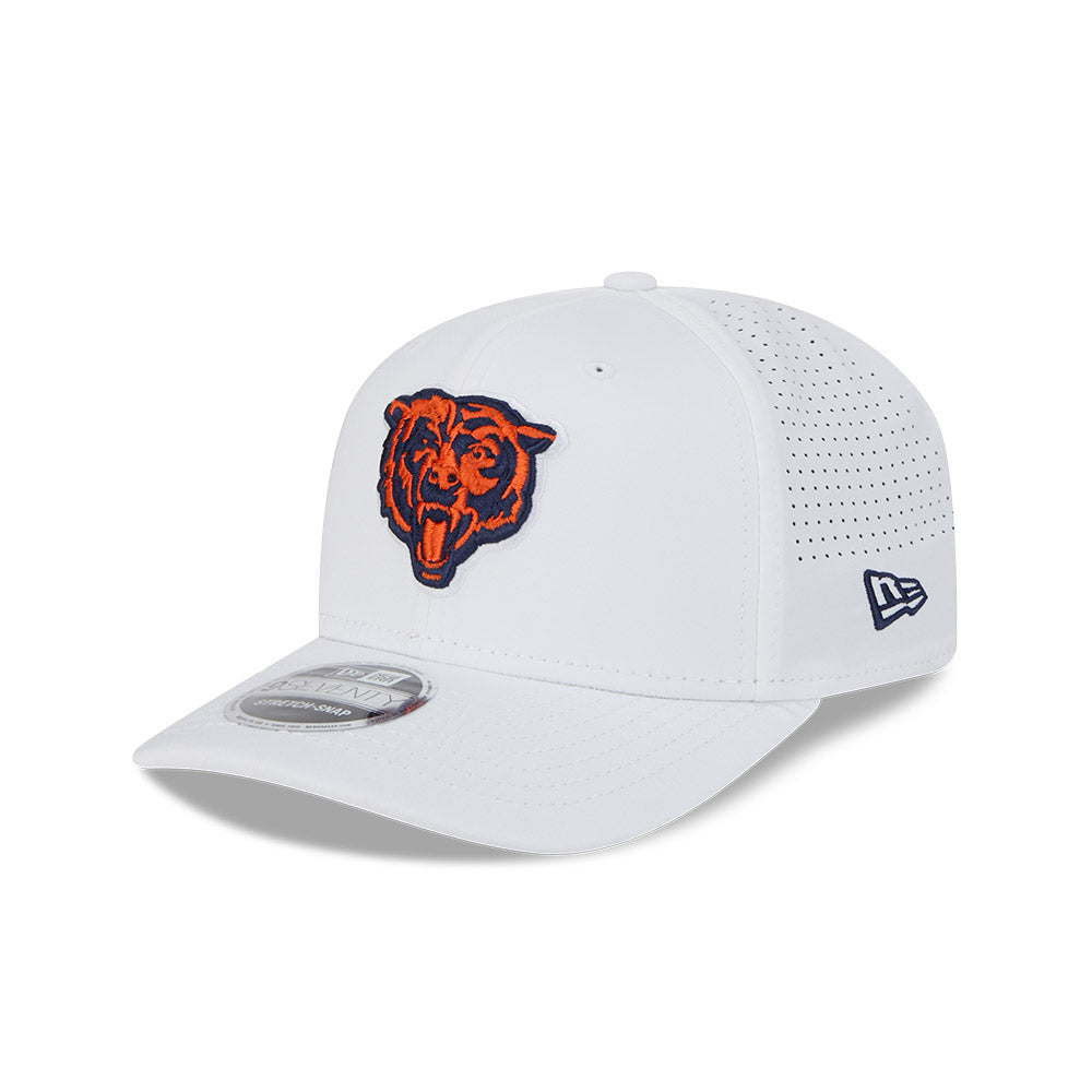 Chicago Bears New Era 9SEVENTY White Perform Stretch Snapback Hat