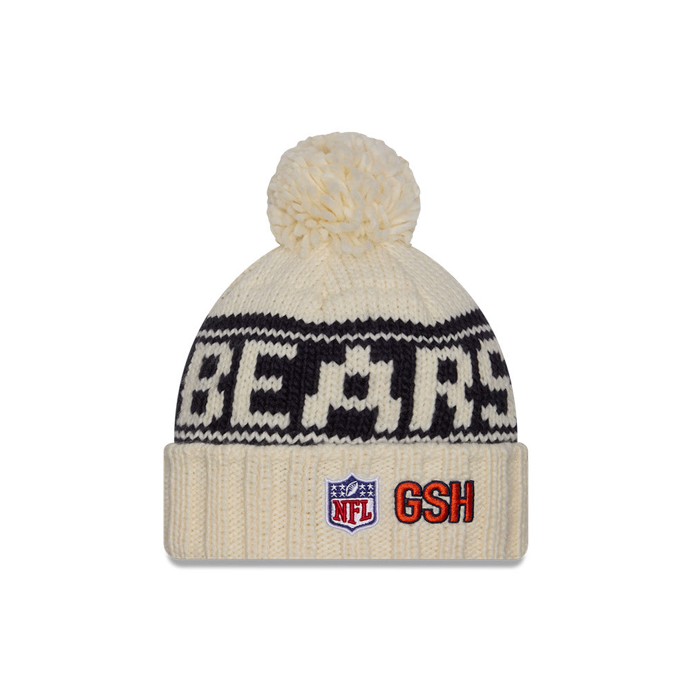 Chicago Bears Women's 2024 Sideline Pom Knit Hat