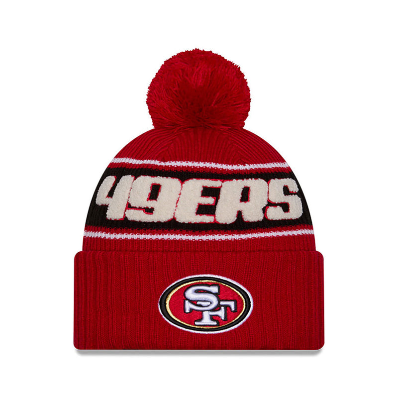 San Francisco 49ers On-Field 2024 New Era Winter Knit Hat