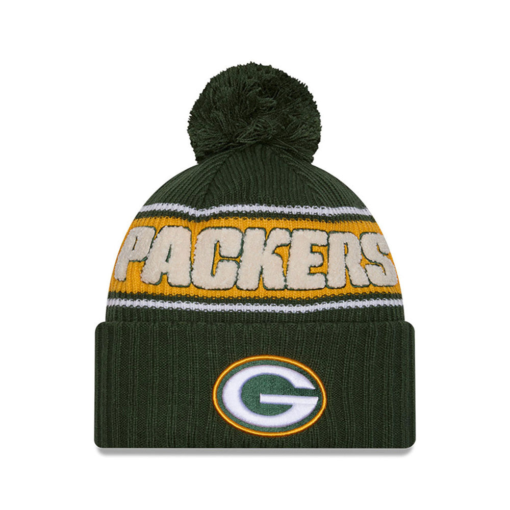 Green Bay Packers On-Field 2024 New Era Winter Knit Hat