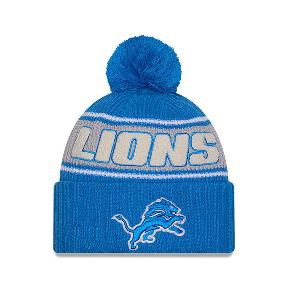 Detroit Lions On-Field 2024 New Era Winter Knit Hat