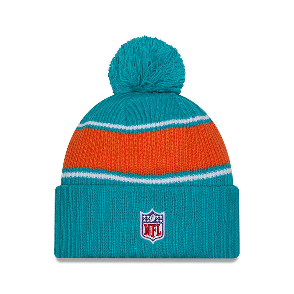 Miami Dolphins On-Field 2024 New Era Winter Knit Hat