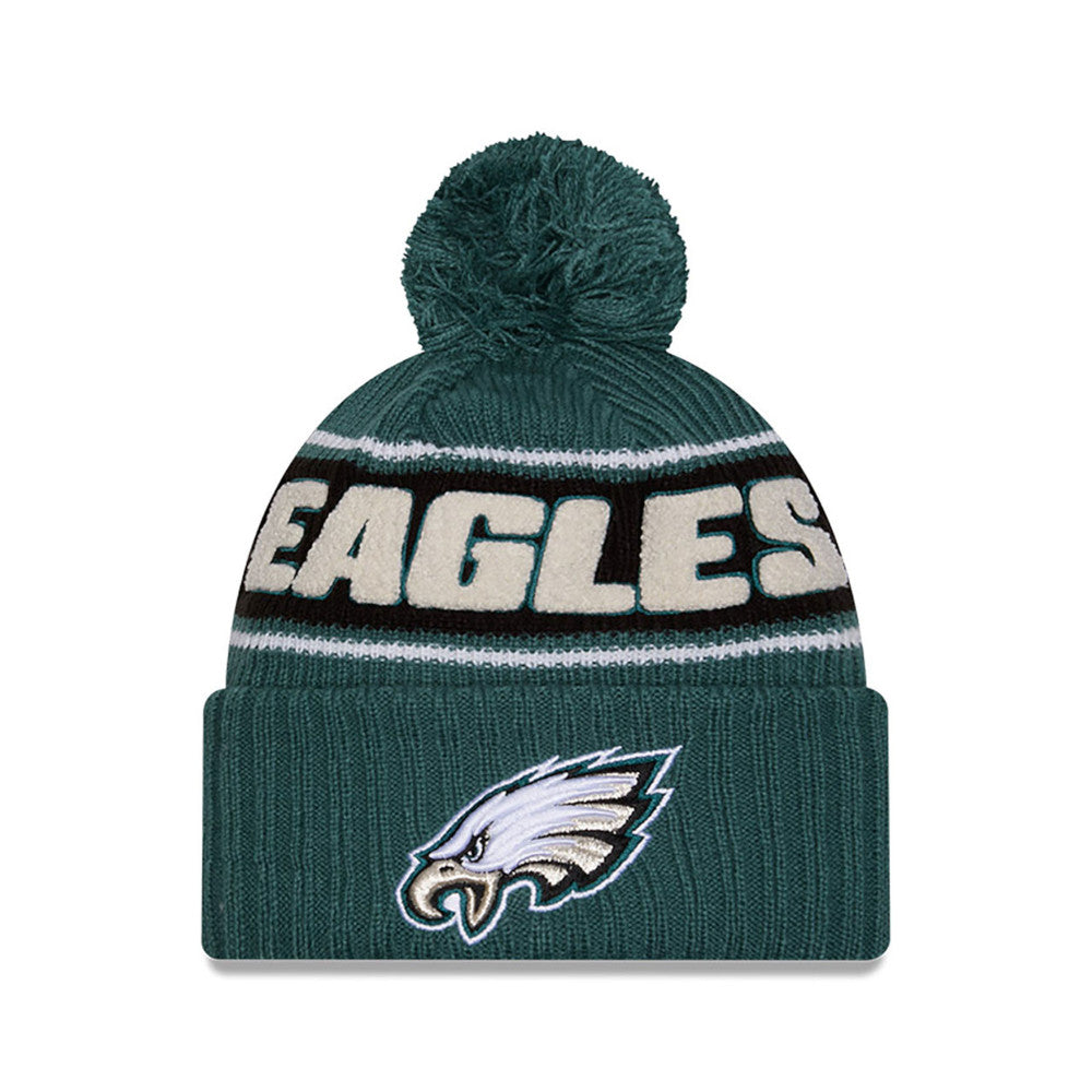 Philadelphia Eagles On-Field 2024 New Era Winter Knit Hat