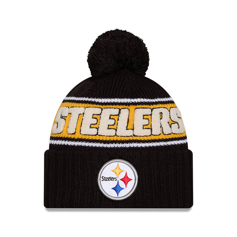 Pittsburgh Steelers On-Field 2024 New Era Winter Knit Hat