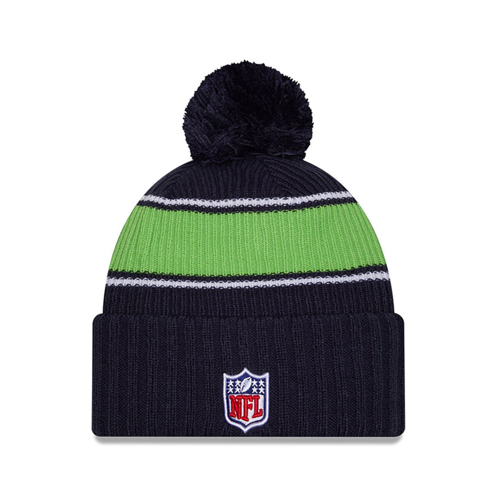 Seattle Seahawks On-Field 2024 New Era Winter Knit Hat