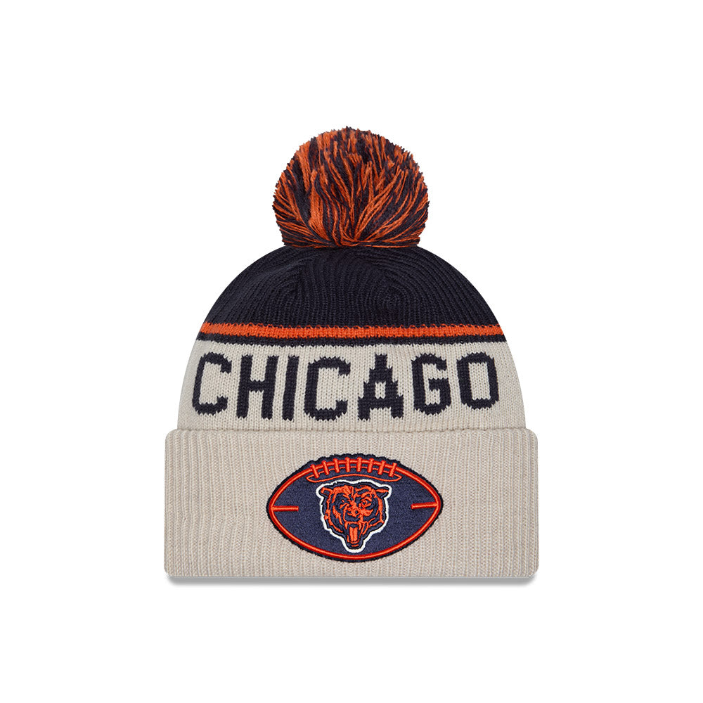 Chicago Bears 2024 Sideline New Era Historic Sport Knit Hat