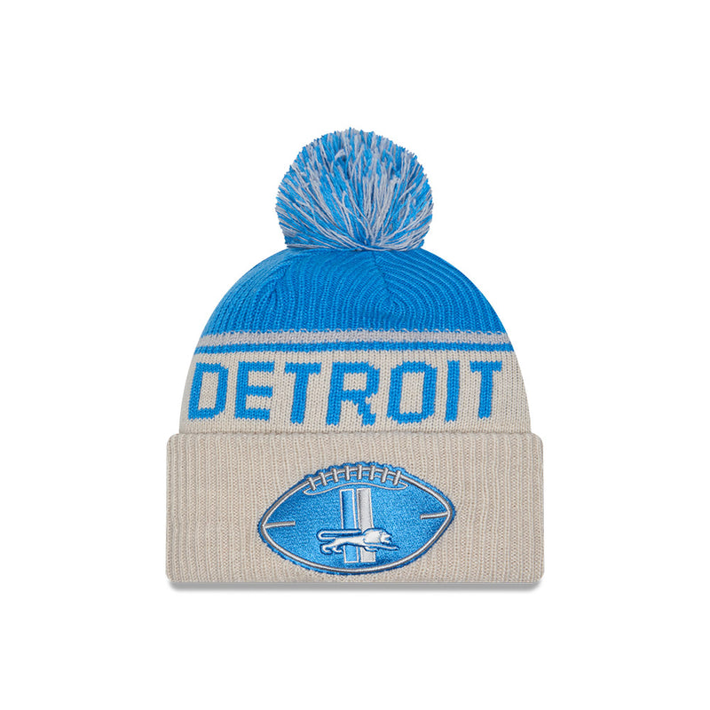 Detroit Lions 2024 Sideline New Era Historic Sport Knit Hat