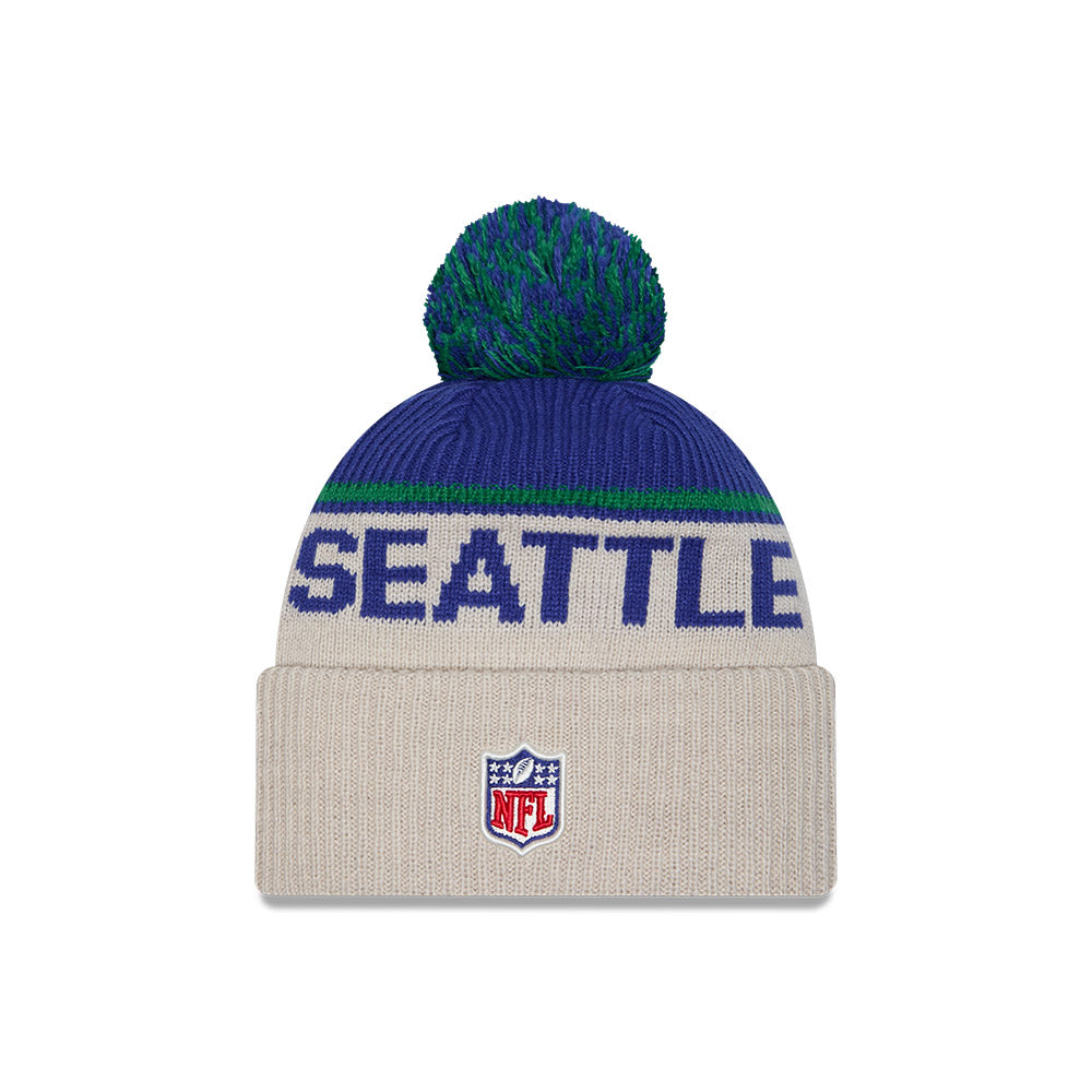 Seattle Seahawks 2024 Sideline New Era Historic Sport Knit Hat