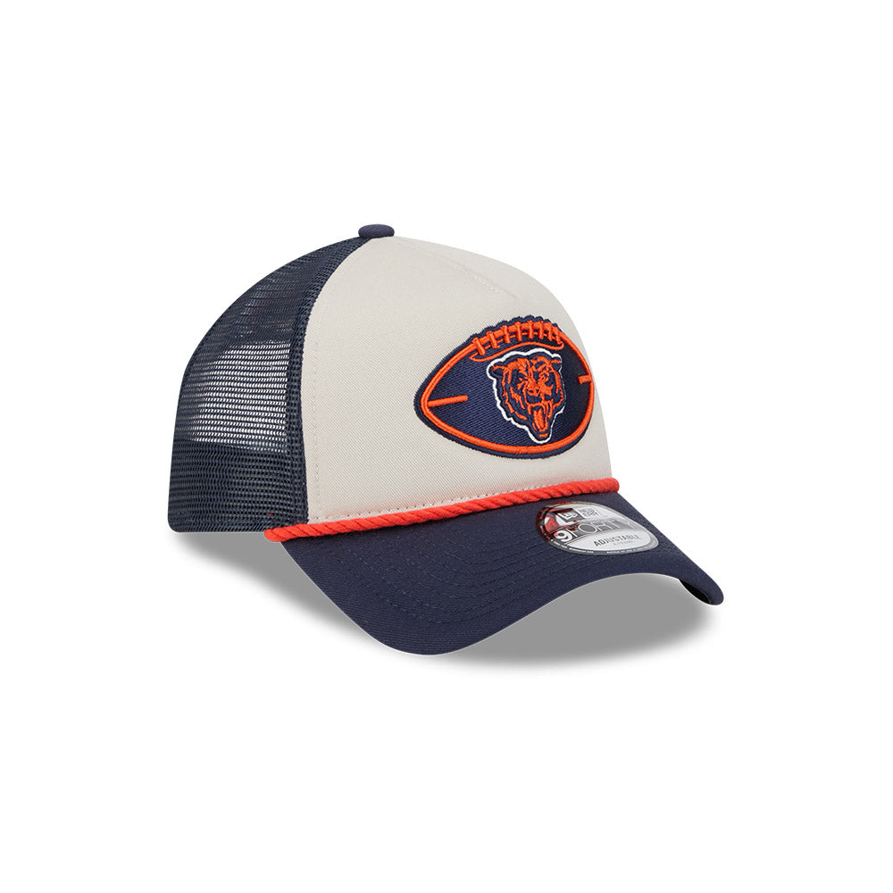 Chicago Bears 2024 Historic Sideline New Era 9FORTY A-Frame Adjustable Hat