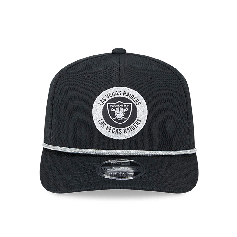 Las Vegas Raiders 2024 Sideline New Era 9SEVENTY Rope Hat