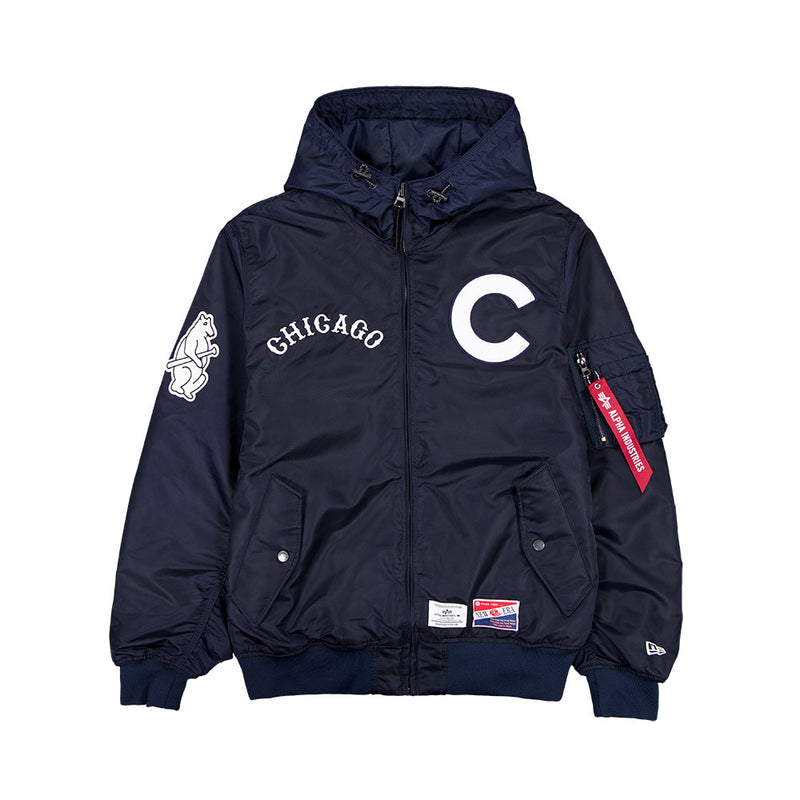 Chicago Cubs Navy 1914 Alpha Bomber Jacket