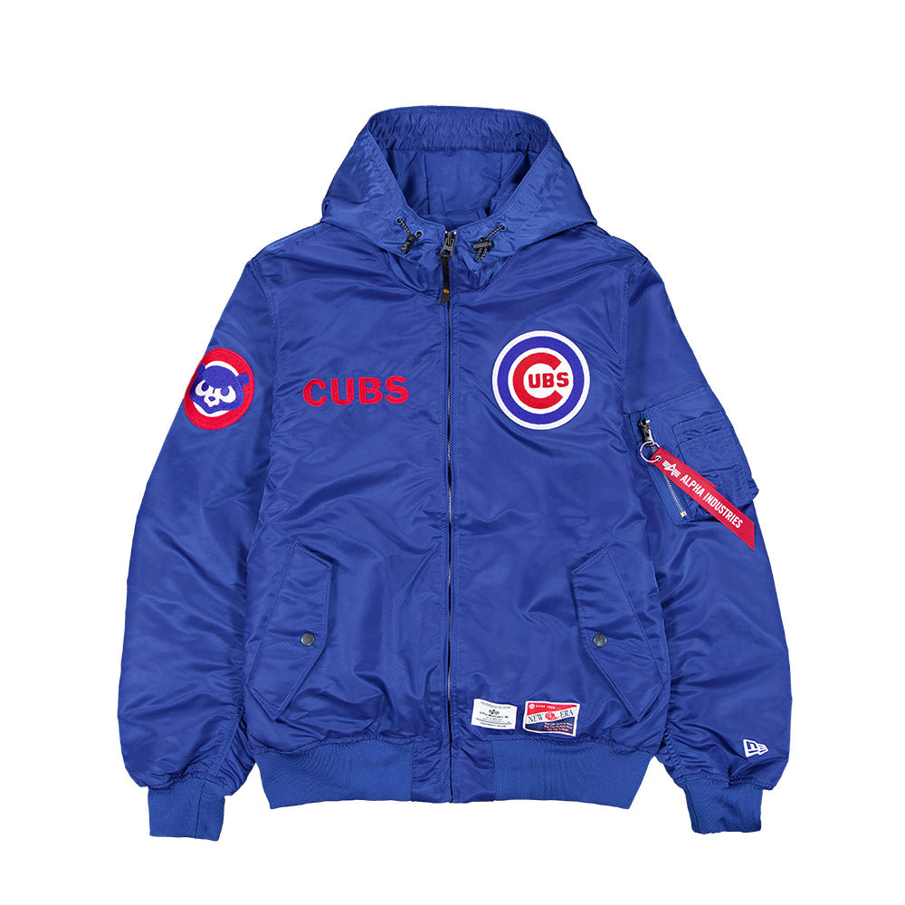 Chicago Cubs Royal Alpha Bomber Jacket