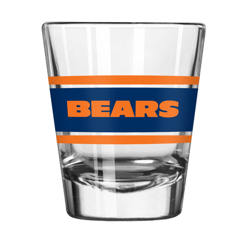 Chicago Bears 2oz Striped Shot Glass