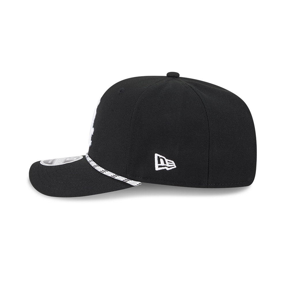 9SEVENTY ストレッチスナップ ブラック × ホワイト　L/XL Chicago White Sox New Era 9SEVENTY Multi Rope Stretch-Snap