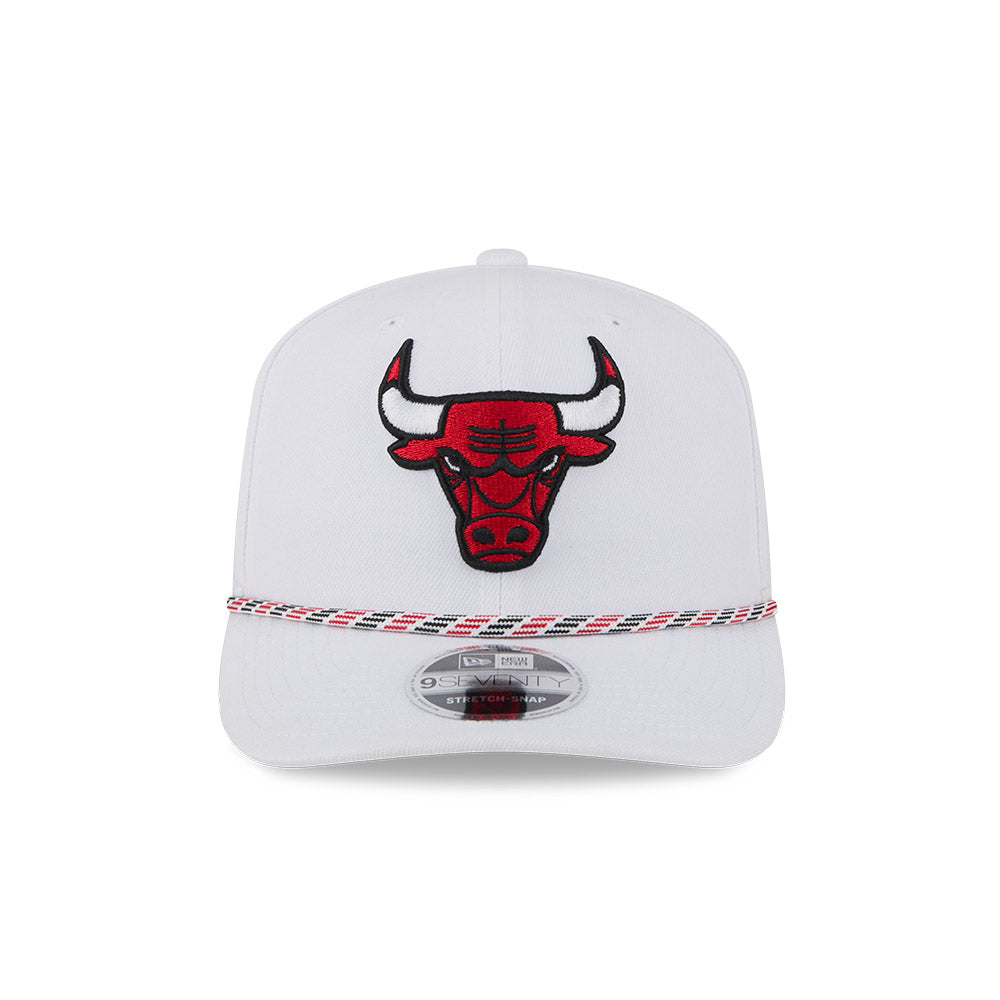 Chicago Bulls New Era 9SEVENTY White Multi Rope Stretch-Snap Adjustabl ...