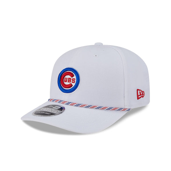 Chicago Cubs New Era 9SEVENTY White Bullseye Multi Rope Stretch