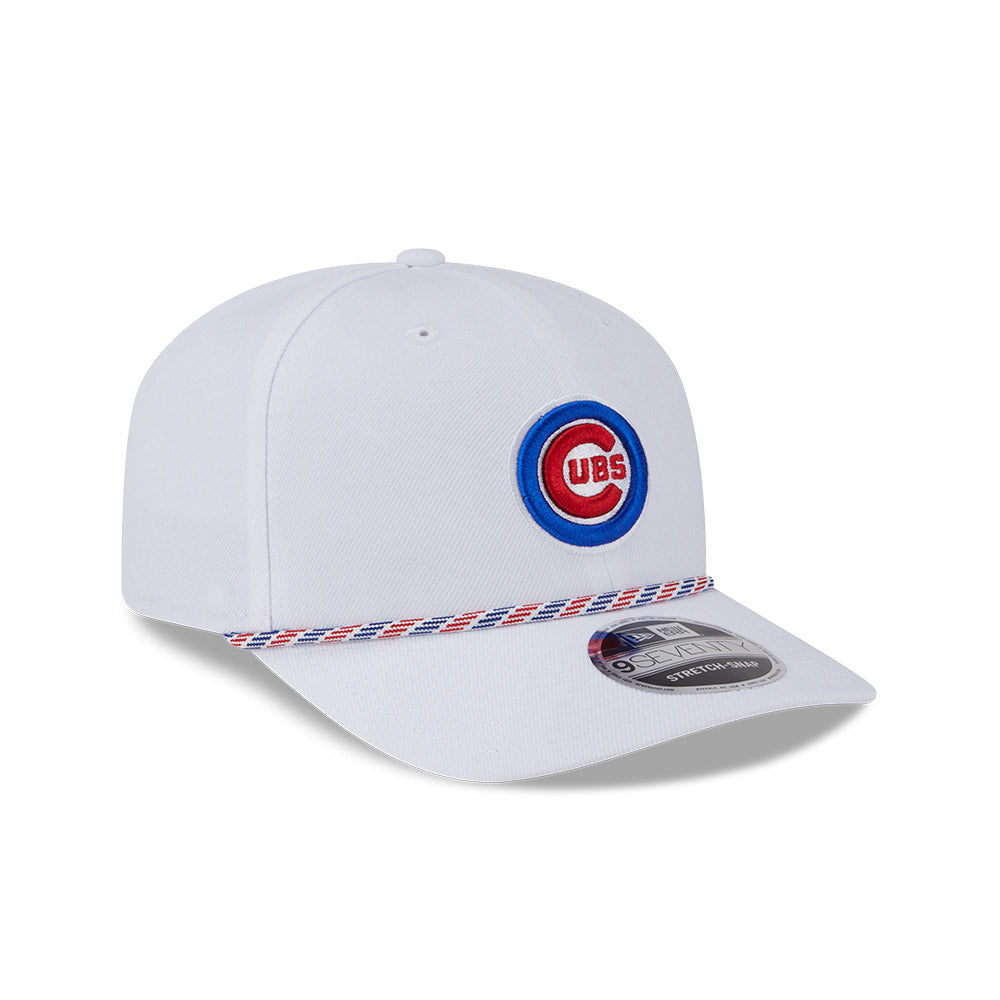 Chicago Cubs New Era 9SEVENTY White Bullseye Multi Rope Stretch-Snap A ...