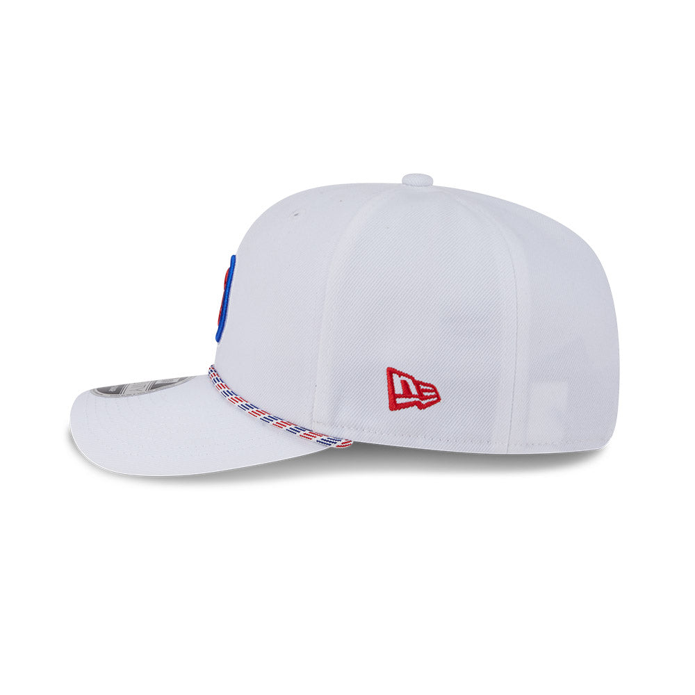 Chicago Cubs New Era 9SEVENTY White Bullseye Multi Rope Stretch-Snap Adjustable Hat