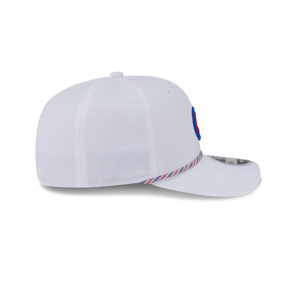 Chicago Cubs New Era 9SEVENTY White Bullseye Multi Rope Stretch-Snap Adjustable Hat