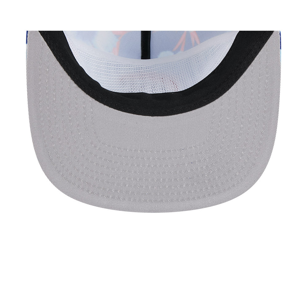 Chicago Cubs New Era Golfer Flowers Pattern Snapback Hat