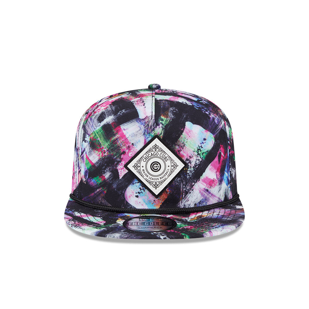 Chicago Cubs Golfer Printed Snapback Hat