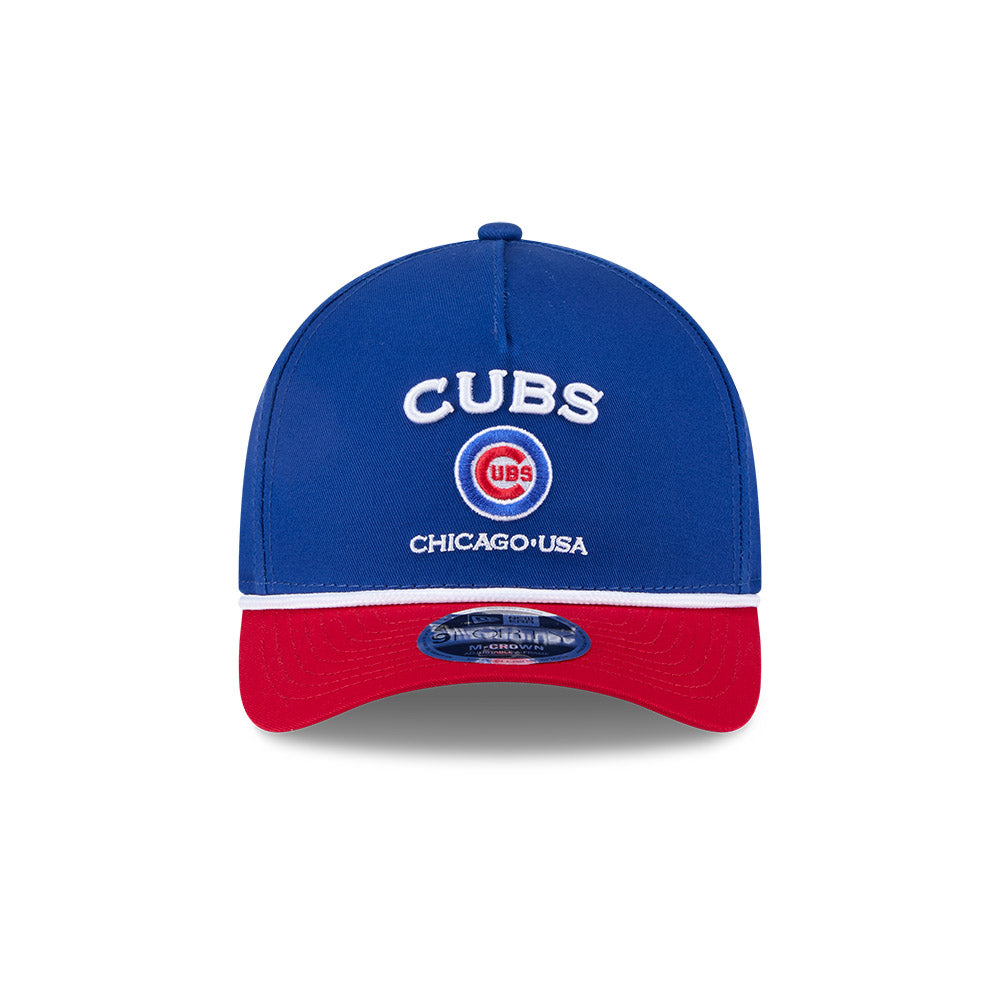 Chicago Cubs New Era 9FORTY M-Crown A-Frame 2-TONE Adjustable Rope Hat