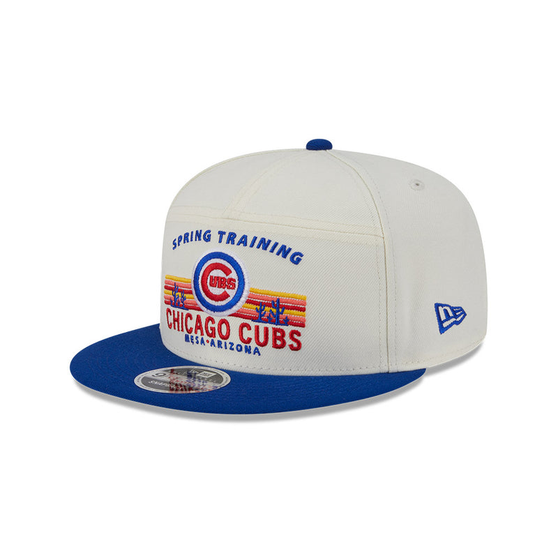 Chicago Cubs Spring Training Stacked New Era 9FIFTY Snapback Hat