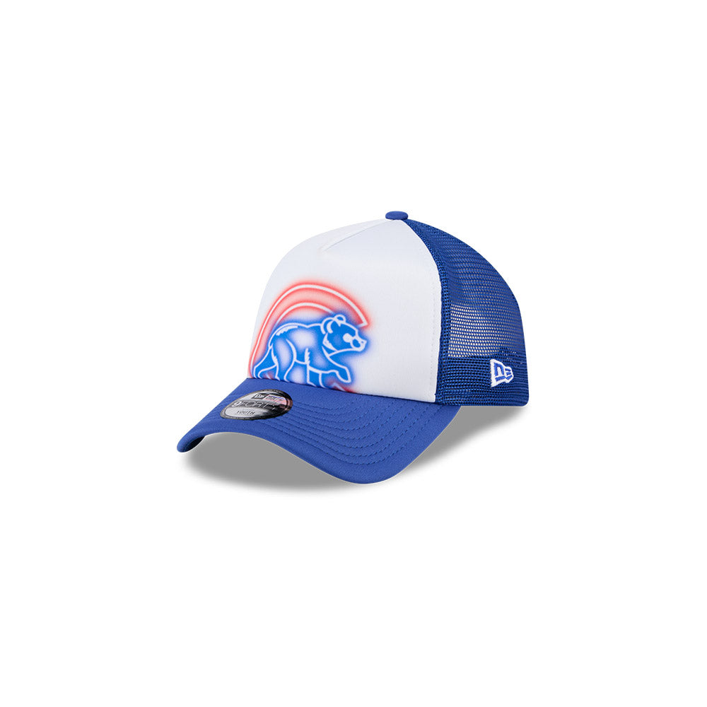 Chicago Cubs New Era Youth Painted 9FORTY A-Frame Adjustable Hat