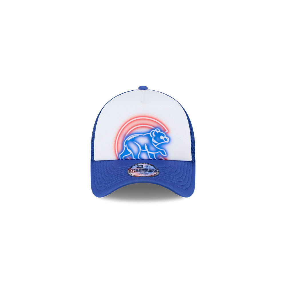 Chicago Cubs New Era Youth Painted 9FORTY A-Frame Adjustable Hat