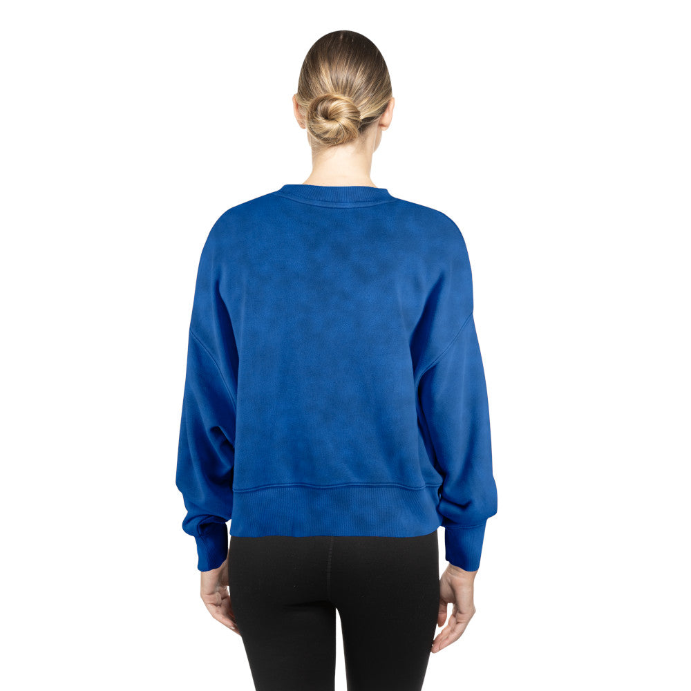 Chicago Cubs New Era Women's Royal Crew Neck Sweatshirt