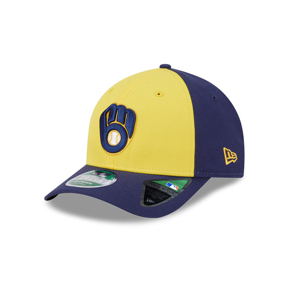Milwaukee Brewers New Era 9FORTY Alternate M-Crown Player Replica Adjustable Hat